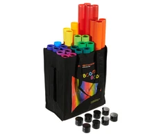 Mušamieji vamzdžiai Boomwhackers MG-BW Set 1 su Move&amp;Groove dėklu