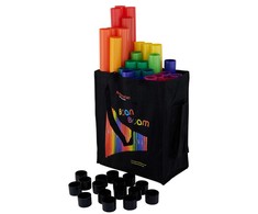 Mušamieji vamzdžiai Boomwhackers MG-BW Set 4 su Move&amp;Groove dėklu