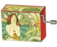 Muzikinė dėžutė Fridolin For Elise, Beethoven, Monaco, Art Nouveau