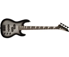 Pamažinto dydžio bosinė gitara Jackson JS Concert Bass Minion JS1X, sidabrinė