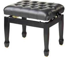 Pianino kėdutė Stagg PB85 BKP LBK (natūrali oda)