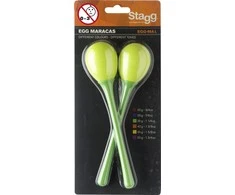 Plastikiniai marakasai Stagg EGG-MA L/GR