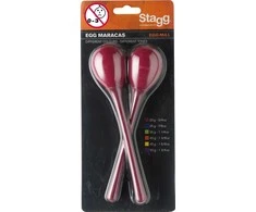 Plastikiniai marakasai Stagg EGG-MA L/RD