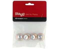 Potenciometro rankenėlės aukso ir baltos spalvos Stagg SP-KNLP-GD