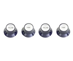 Potenciometro rankenėlės juodos ir baltos spalvos Stagg SP-KNLP-BK