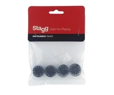 Potenciometro rankenėlės juodos spalvos Stagg SP-KNLP-BKH