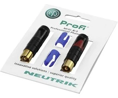 RCA jungčių komplektas Neutrik NF2C-B/2