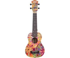 Soprano ukulelė Cascha Art Flowers HH 2603
