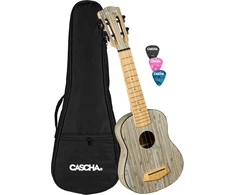 Soprano ukulelė Cascha Bamboo Graphite HH 2315