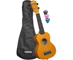 Soprano ukulelė Cascha Linden geltona HH 3964