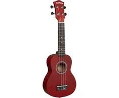 Soprano ukulelė Cascha Linden raudona HH 3961