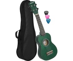 Soprano ukulelė Cascha Linden žalia HH 3963