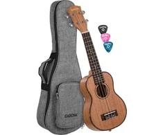 Soprano ukulelė Cascha Mahogany HH 2026