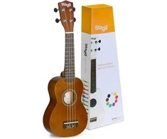 Soprano ukulelė + dėklas Stagg US-NAT
