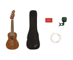 Soprano ukulelės komplektas Fender Seaside