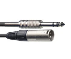 Stagg audio kabelis XLR/m - JACK TRS 6m