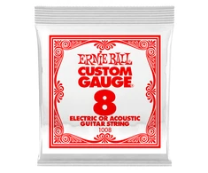 Styga el/ak gitarai Ernie Ball 1008 0.08