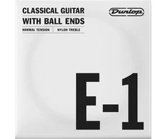 Styga klasikinei gitarai E-1 Dunlop DCY01ENB (Ball end)