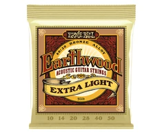 Stygos ak. gitarai Ernie Ball Earthwood P02006 0,10-0,050