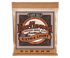 Stygos ak. Gitarai Ernie Ball Earthwood Extra Light Fosphor Bronze 0,010 - 0,050