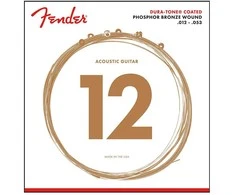 Stygos ak. gitarai Fender Phosphor Bronze Dura-Tone® Coated 12-53