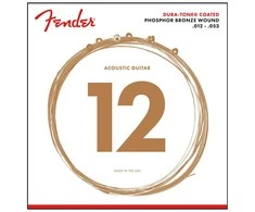 Stygos ak. gitarai Fender Phosphor Bronze Dura-Tone® Coated 12-53