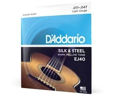 Stygos akustinei gitarai D'Addario EJ40 .011