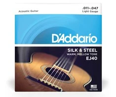 Stygos akustinei gitarai D'Addario EJ40 .011