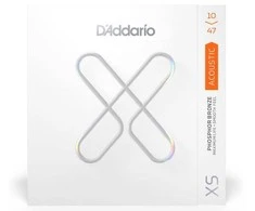 Stygos akustinei gitarai D'Addario XSAPB1047 Phosphor bronze