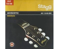 Stygos akustinei gitarai Stagg AC-1048-BR Bronze 0.010 - 0.048