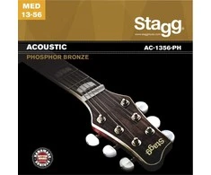 Stygos akustinei gitarai Stagg AC-1356-PH .013 - .056