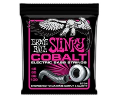 Stygos bosinei gitarai Ernie Ball 45 - 100 (Super Slinky Cobalt)