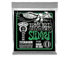 Stygos el. gitarai Ernie Ball Netgi Slinky Coated Titanium 12-56