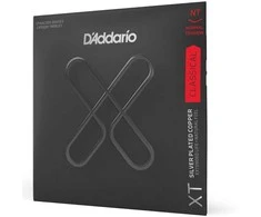 Stygos klasikinei gitarai D'Addario Carbon Sidabrinis Plated Cooper XTC45FF