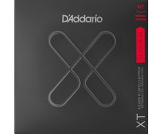 Stygos klasikinei gitarai D'Addario Nylon Sidabrinis Plated Cooper XTC45