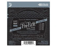 Stygos klasikinei gitarai D'Addario Pro-Arté Carbon EJ45FF .024