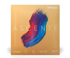 Stygos smuikui D'addario Ascente Violin 4/4 Medium A310 4/4M