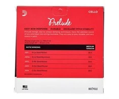 Stygos violončelei D'Addario Prelude J1010 4/4M