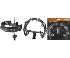 Tamburinas Stagg TAB-D BK tvirtinamas prie Hi-Hat stovo