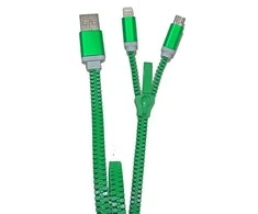 USB kabelis ZZIPP ZZACC2 žalias
