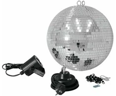 Veidrodinio disko rutulio komplektas Eurolite 30 cm 3W 50101861