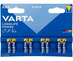 Bateria alkaliczna AAA 1.5 LR3 Varta LONGLIFE POWER 8szt.