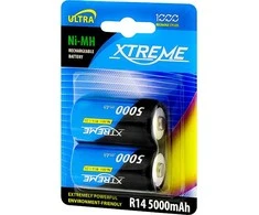 Akumuliatorius R14 Ni-MH 5000mAh XTREME 2vnt..
