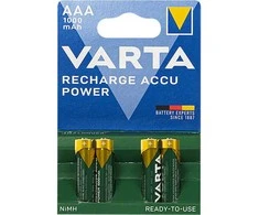 Akumuliatorius R3 Ni-MH AAA 1000mAh VARTA 4vnt.