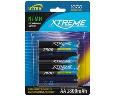 Akumuliatorius R6 Ni-MH AA 2800mAh XTREME 4vnt.