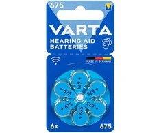 Bateria 675 VARTA do aparatu słuchowego 6sztuk