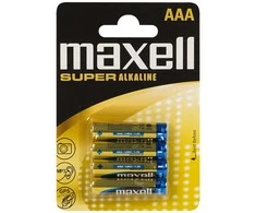 Bateria alkaiczna AAA 1.5 LR3 MAXELL SUPER blister 4vnt.