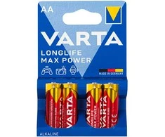 Bateria alkaliczna AA 1.5 LR6 Varta LONGLIFE MAX POWER 4vnt..