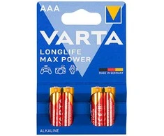 Bateria alkaliczna AAA 1.5 LR3 Varta LONGLIFE MAX POWER 4vnt..