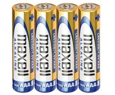 Bateria alkaliczna AAA 1.5 MAXELL 4vnt.